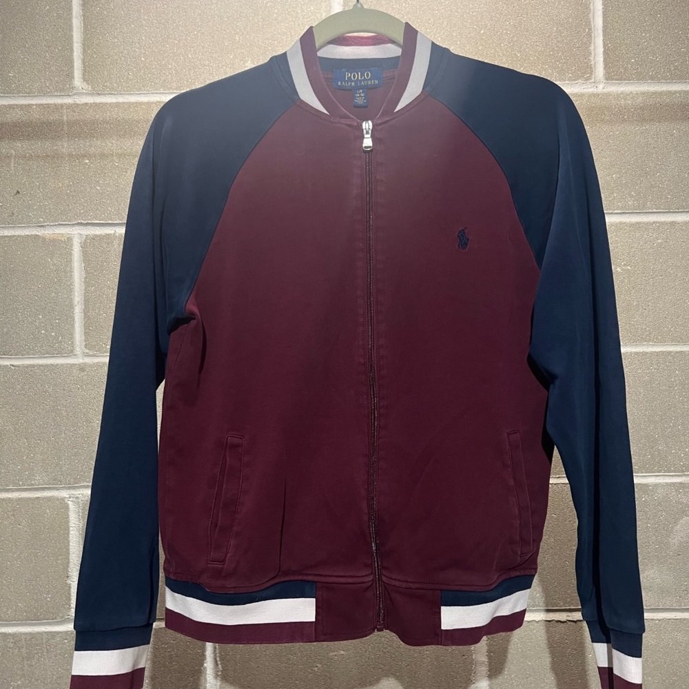 Maroon/Navy Polo Ralph Lauren Jacket